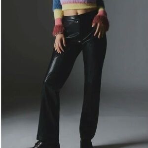 Silence + Noise Sydney Faux Leather Moto Pant